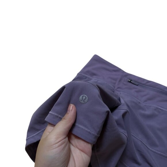 Lululemon Pace Rival Mid Rise Skirt Purple Ash Size 6 - Picture 4 of 5